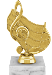 Фигура Музыка Нотный стан на мраморном цоколе