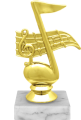 Фигура Музыка Нотка на мраморном цоколе