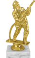 Фигура МЧС  Пожарный на мраморном цоколе