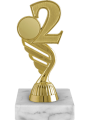 Фигура 1,2,3 место Эмблема на мраморном цоколе